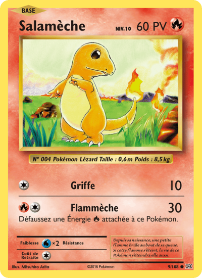 Carte Pokémon : Salamèche (Reverse) (EVO 9) (Good)