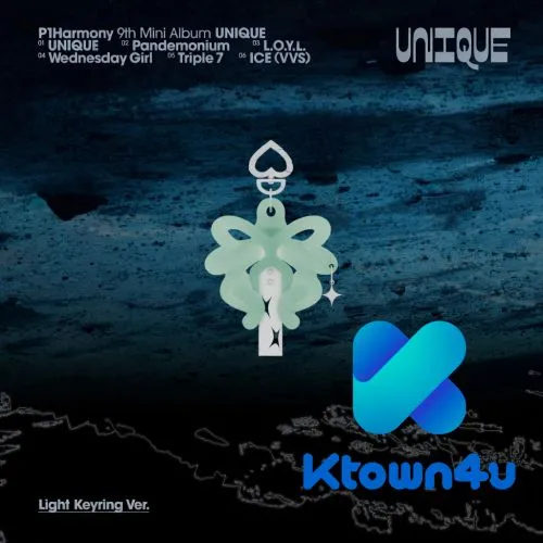 P1Harmony (Ktown4u) : Unique (Intak Light Keyring Ver. 9th Mini Album) NEUF SOUS BLISTER