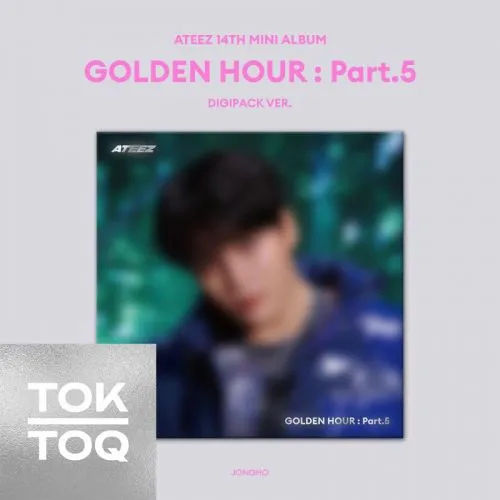 Ateez (TOKTOQ) : GOLDEN HOUR : Part.5 (Jongho Digipack Ver.) NEUF