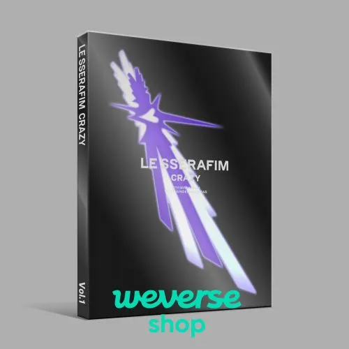 LE SSERAFIM (WEVERSE SHOP GIFT) : CRAZY (VOL.1 THUNDERING CEDAR VER. 4TH MINI ALBUM)