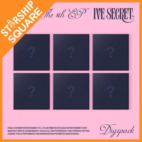 IVE (STARSHIP SQUARE) : Secret (Anyujin Digipack ver.)