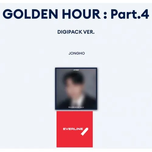Ateez (Everline) JONGHO : Golden Hour : Part 4 (Digipack Ver. 13th Mini Album) NEUF SOUS BLISTER