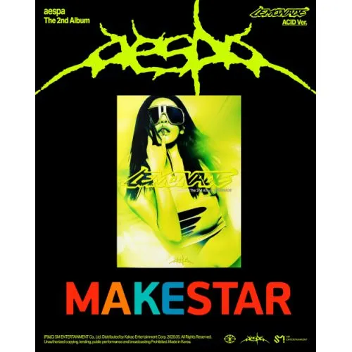 AESPA (Makestar) : Lemonade (NingNing Acid Ver. 2nd Album)