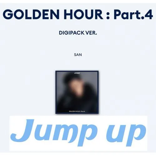 Ateez (Jump Up) SAN : Golden Hour : Part 4 (Digipack Ver. 13th Mini Album)