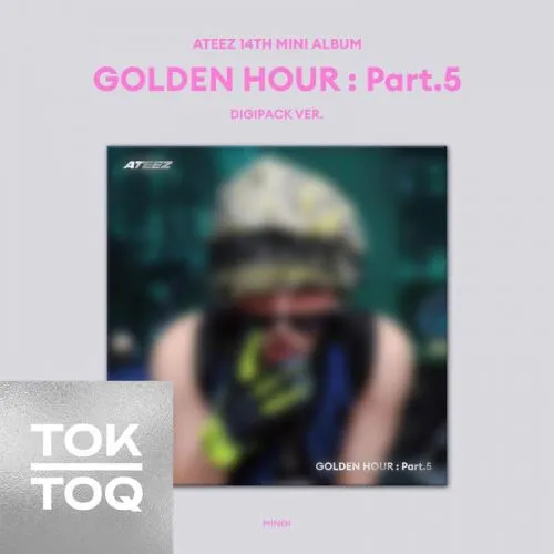 Ateez (TOKTOQ) : GOLDEN HOUR : Part.5 (Mingi Digipack Ver.) NEUF