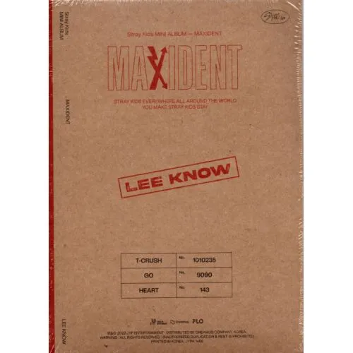 STRAY KIDS : MAXIDENT (LEE KNOW) (CASE VERSION)