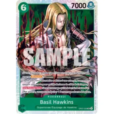 Carte One Piece : Basil Hawkins (OP07-029) Near Mint occ