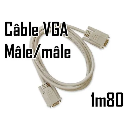 CABLE VGA VERS VGA 1M80 OCC