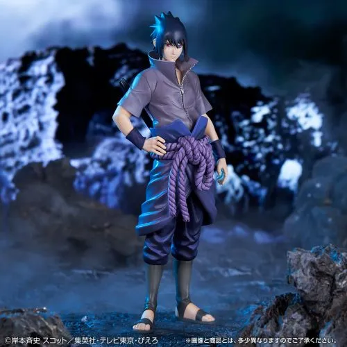 FIGURINE NARUTO SHIPPUDEN (SPINNING FIRE WILL) : UCHIHA SASUKE (ICHIBAN KUJI) 25CM OCC – Image 2