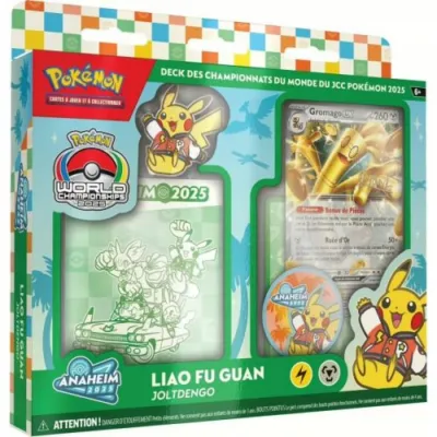 Pokémon Deck Championnats du Monde 2025 Anaheim Gromago & Voltali