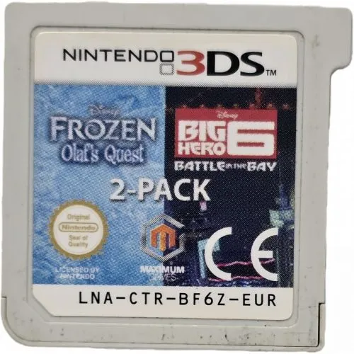 Disney Frozen Olaf's Quest + Big Hero 6 Battle In The Bay (Sans boîte et sans notice) (EUR) occ