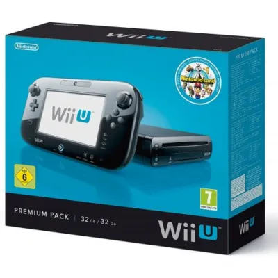CONSOLE WIIU 32GB NOIRE + NINTENDO LAND (AVEC BOITE ET NOTICE) OCC