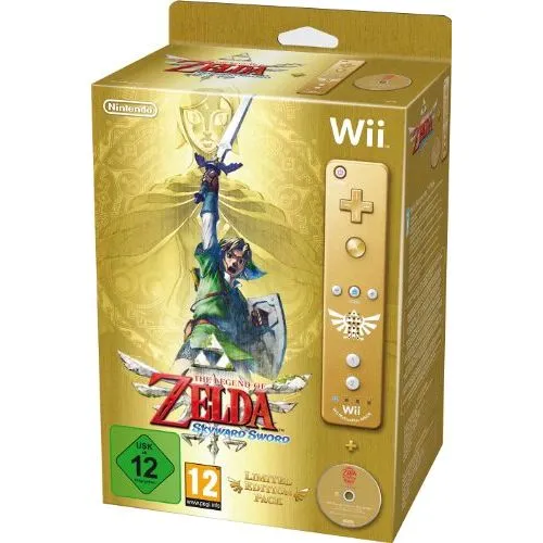 THE LEGEND OF ZELDA SKYWARD SWORD + WIIMOTE GOLD EDITION LIMITEE (EUR) OCC