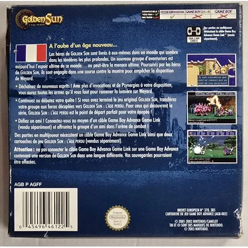 GOLDEN SUN L AGE PERDU (AVEC BOITE ET NOTICE) (FRA) OCC – Image 2