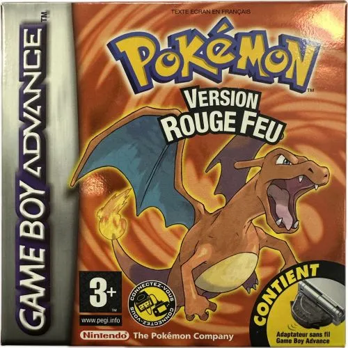 POKEMON VERSION ROUGE FEU (FRA) (AVEC BOITE ET NOTICE) OCC
