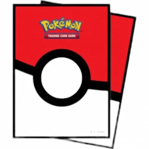 pochettes x 65 transparentes pokeball (sleeves ultra-pro)