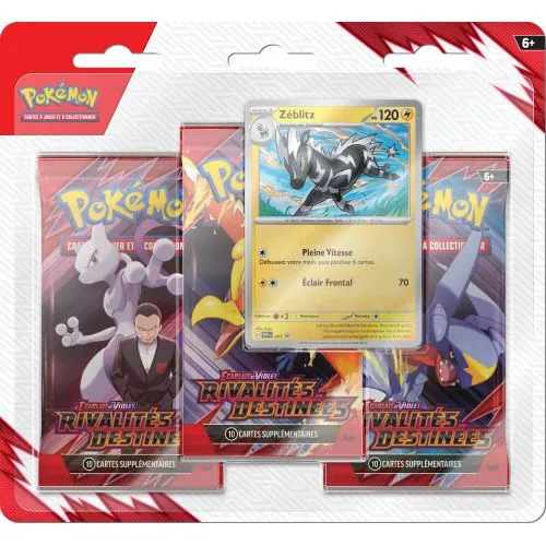 Pokémon Tri pack Rivalités Destinées (Ecarlate et Violet) (Neuf Scellé) occ
