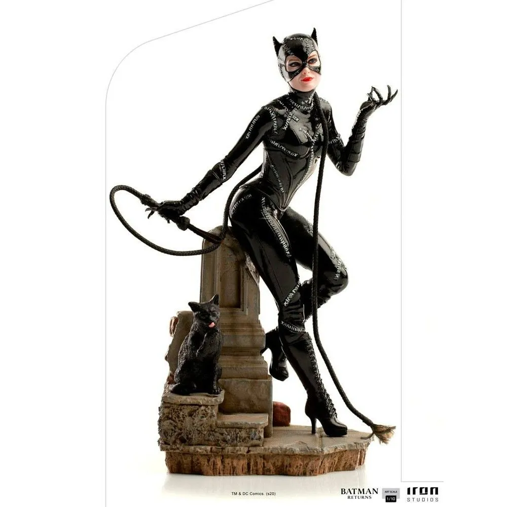 FIGURINE DC COMIS : CATWOMAN BATMAN LE DEFI STATUETTE ART SCALE 1/10 (IRON STUDIO) 20CM