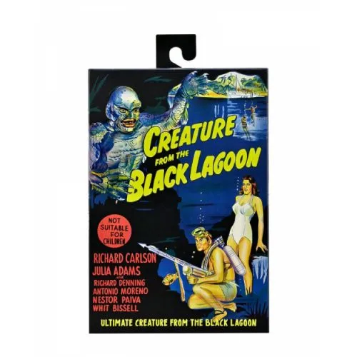 FIGURINE UNIVERSAL MONSTERS : CREATURE FROM THE BLACK LAGOON (B&W) ULTIMATE 18CM – Image 6