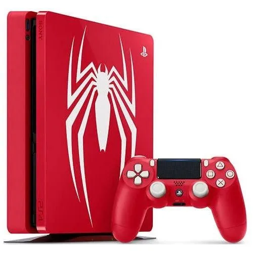 CONSOLE PS4 SLIM 1TB EDITION LIMITEE SPIDER-MAN (AVEC BOITE ET NOTICE) OCC – Image 2