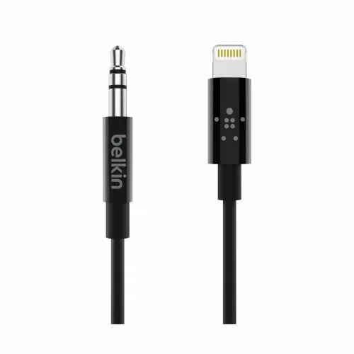 CABLE LIGHTNING VERS JACK 3.5MM NOIR