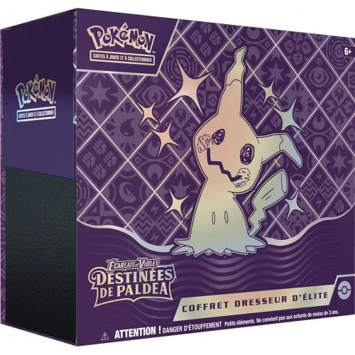 POKEMON : COFFRET DRESSEUR D ELITE EV4.5 DESTINEES DE PALDEA (ECARLATE ET VIOLET)
