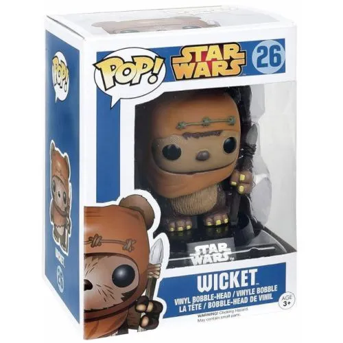 Figurine Pop 26 : Star Wars (Wicket) occ