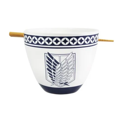 BOL A RAMEN AVEC BAGUETTE L ATTAQUE DES TITANS 470ML