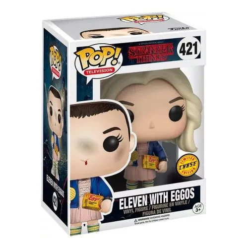 FIGURINE POP 421 : STRANGER THINGS (ELEVEN WITH EGGOS) OCC