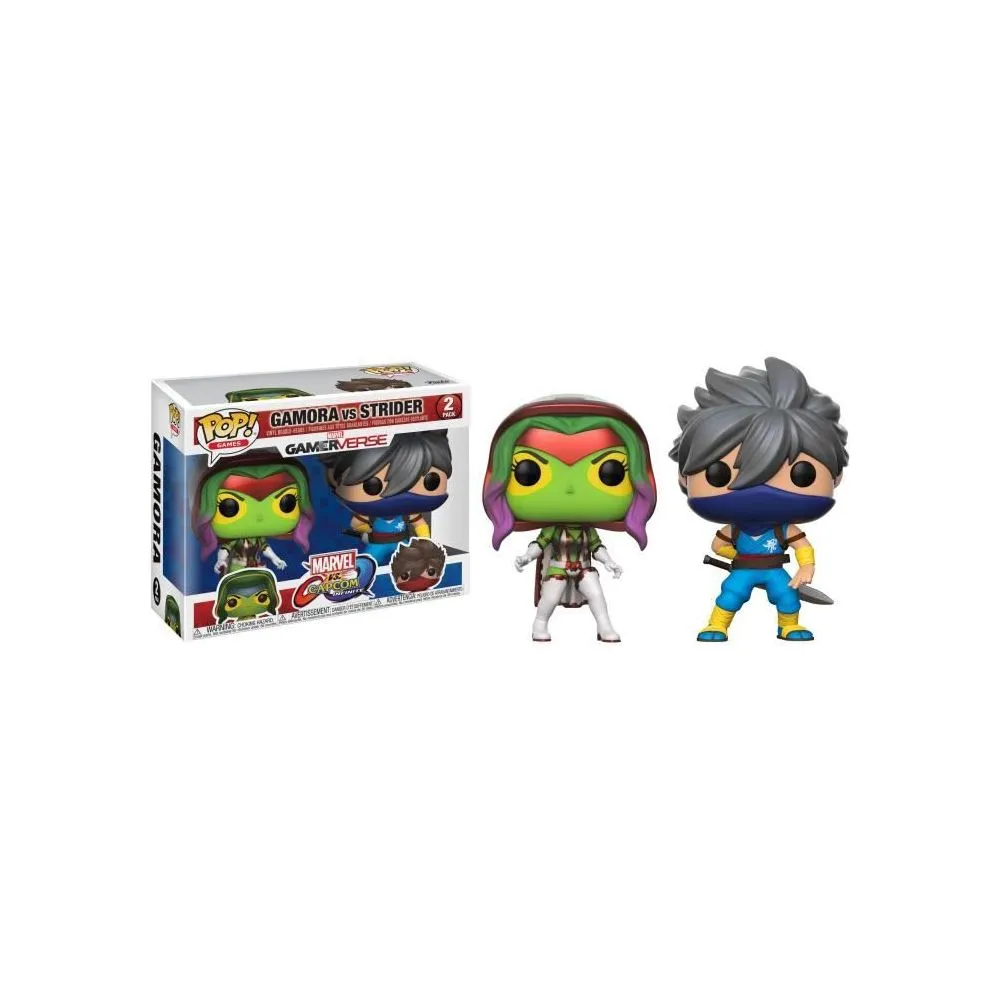 FIGURINE POP 2 PACK : CAPCOM VS MARVEL INFINITE (GAMORA VS STRIDER) EXCLUSIVE