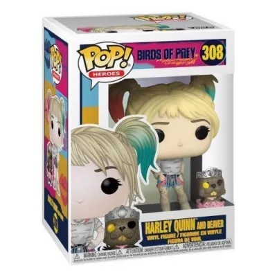 FIGURNIE POP 308 : BIRDS OF PREY (HARLEY QUINN AND BEAVER) OCC
