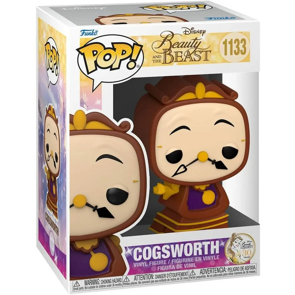 FIGURINE POP 1133 : DISNEY BEAUTY AND THE BEAST (COGSWORTH)