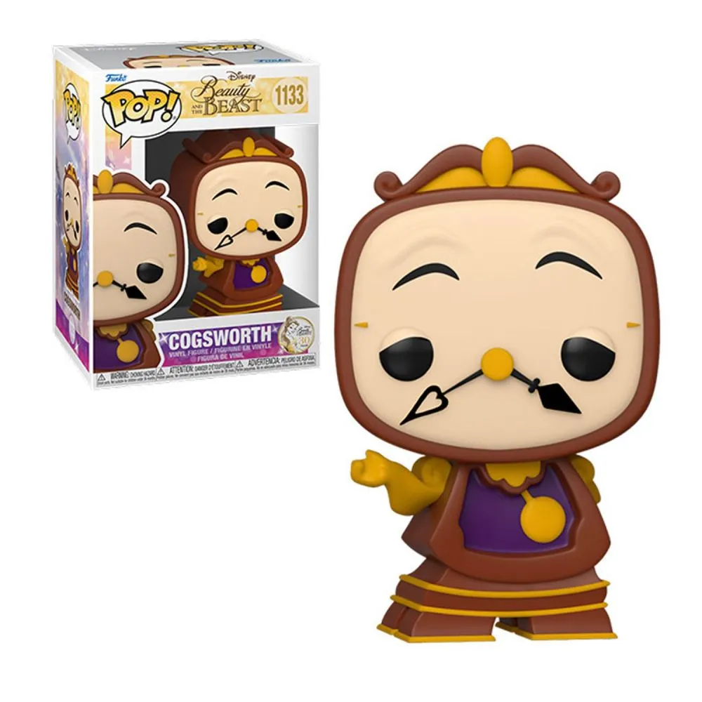 FIGURINE POP 1133 : DISNEY BEAUTY AND THE BEAST (COGSWORTH) – Image 2