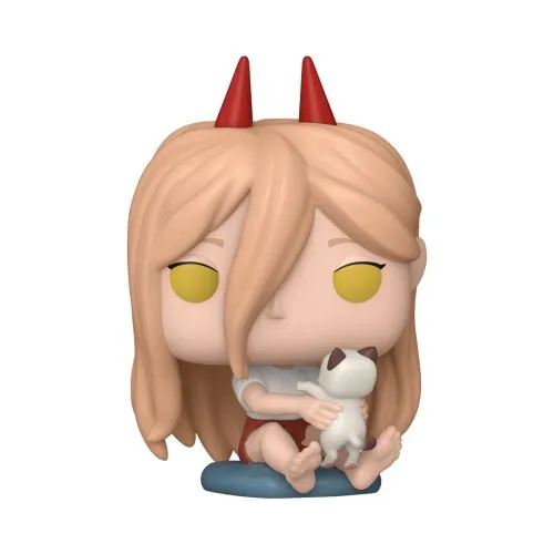 Figurine POP 1766 : Chainsaw Man (Power with Meowy) occ – Image 2