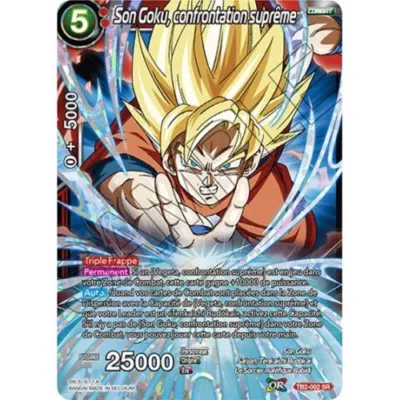 Carte Dragon Ball Super : Son Goku, confrontation suprême (Brillante) (TB2-002-SR) Near Mint OCC