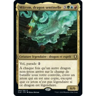 Carte Magic : Miirym, dragon sentinelle (CLB 284 R) Near Mint occ