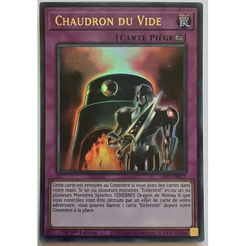 Carte Yu-Gi-Oh! : Chaudron du Vide 1ère Édition (GFP2-FR023) (Ultra Rare) occ