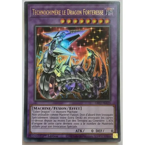 Carte Yu-Gi-Oh! : Technochimère le Dragon Forteresse 1ère Édition (GFP2-FR123) (Ultra Rare) occ