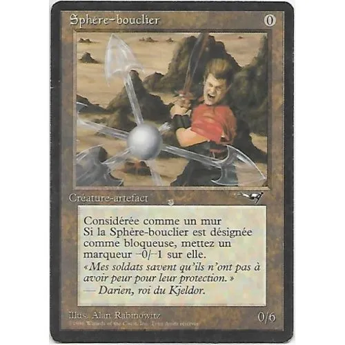 Carte Magic : Sphère-bouclier (AL 182 U) Poor occ