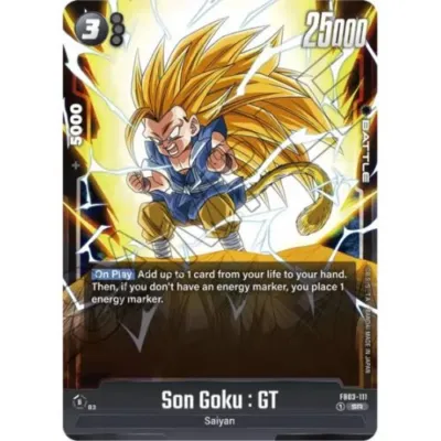 Carte Dragon Ball Super : Son Goku : GT (Foil) (FB03-111 SR) Near Mint occ
