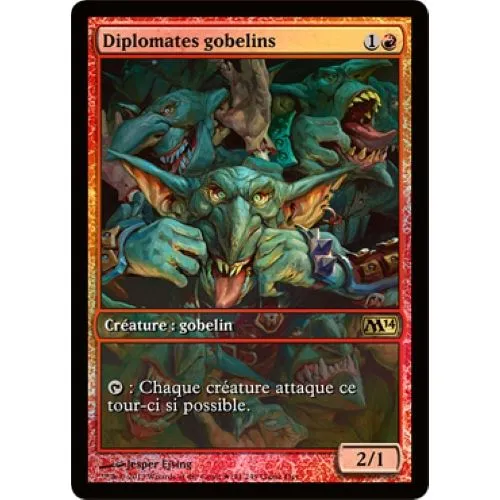 Carte Magic : Diplomates gobelins (Brillante) (M14 141 R) Near Mint occ