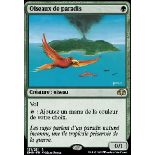 Carte Magic : Oiseaux de paradis (DMR 151 R) Near Mint occ