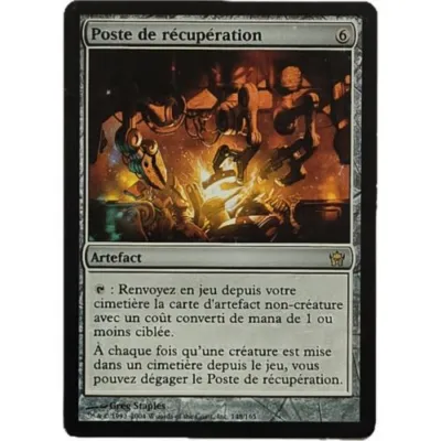 Carte Magic : Poste de récupération (5DN 148 Rare) Good occ