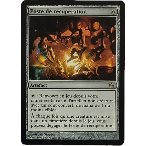 Carte Magic : Poste de récupération (5DN 148 Rare) Good occ