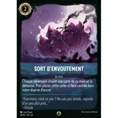 Carte Lorcana : Sort d'envoûtement (20/31-FR QU1) Near Mint occ