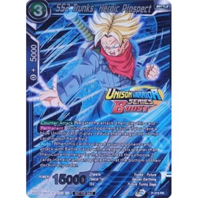 Carte Dragon Ball Super : SS2 Trunks, Heroic Prospect (Foil) (P-219 PR) Near Mint occ