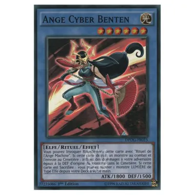 Carte Yu-Gi-Oh! : Ange Cyber Benten 1ère Edition (DPDG-FR015) Super Rare occ