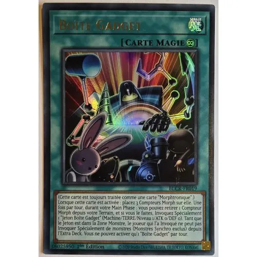 Carte Yu-Gi-Oh! : Boîte Gadget 1ère Edition (BLCR-FR019) (Ultra Rare) occ