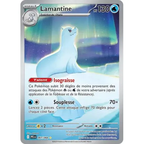 Carte Pokémon : Lamantine (PFL 097) Near Mint occ