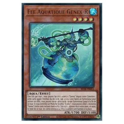 Carte Yu-Gi-Oh! : Fée Aquatique Genex-R 1ère Édition (BLTR-FR011) Ultra Rare occ